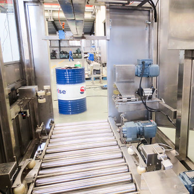 200L Single Automatic Oil Liquid Drum Filling Sealing Machine Electric Gear Motor Energy Saving PLC Bearing for Chemical
