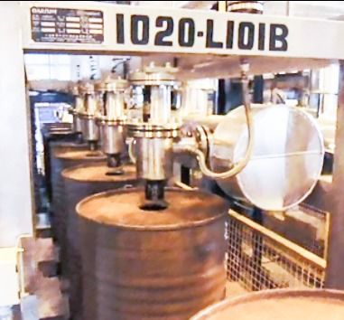 200L Electric Semi-Automatic Filling Machine for Asphalt Bitumen High Temperature Liquid Ex-proof Steel Metal Motor PLC Gearbox