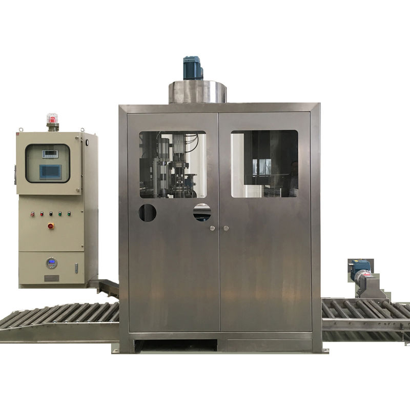 200L Electric Semi-Automatic Filling Machine for Asphalt Bitumen High Temperature Liquid Ex-proof Steel Metal Motor PLC Gearbox